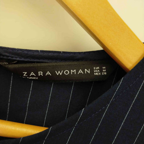 ザラ ZARA シャーリング袖ブラウス レディース M