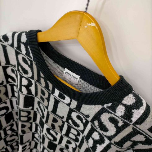 REBELLIOUS BEHAVIOR 総柄ニット メンズ JPN:XL