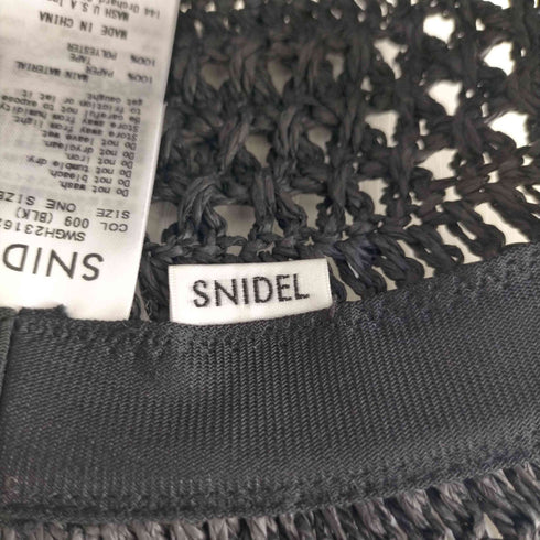 スナイデル snidel クロッシェハット レディース