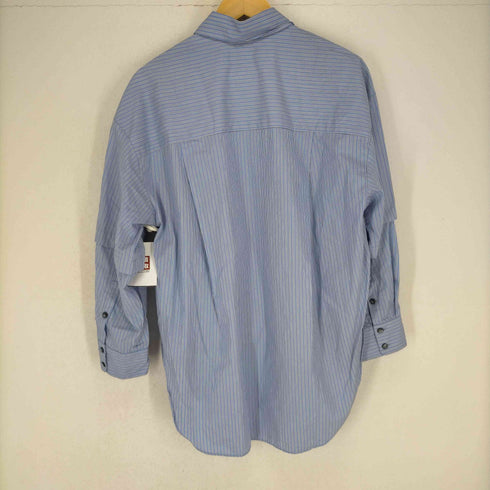 ザラ ZARA オーバーサイズ ストライプシャツ レディース import:XS