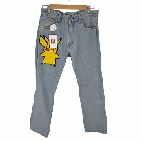 リーバイス Levis PoKeMoN AUTHENTIC STRAIGHT POKEMON 551 Z キャラクターワッペン ジップフライ デニム パンツ メンズ W30 L30