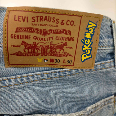 リーバイス Levis PoKeMoN AUTHENTIC STRAIGHT POKEMON 551 Z キャラクターワッペン ジップフライ デニム パンツ メンズ W30 L30