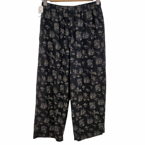 サマンサモスモス samansa Mos2 キャラクター 総柄 ワイドパンツ レディース FREE