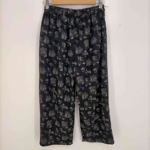 サマンサモスモス samansa Mos2 キャラクター 総柄 ワイドパンツ レディース FREE