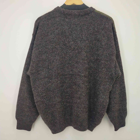 BEL BELLO FARSI ウール混アクリルマルチカラーニット メンズ import:L