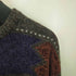 BEL BELLO FARSI ウール混アクリルマルチカラーニット メンズ import:L
