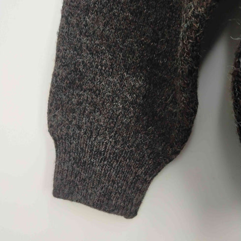 BEL BELLO FARSI ウール混アクリルマルチカラーニット メンズ import:L