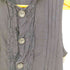 トリココムデギャルソン tricot COMME des GARCONS AD2008 染色加工 ノースリーブフリルブラウス レディース JPN:S