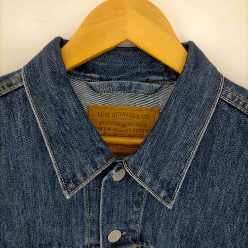 リーバイス Levis MADE IN THE USA」デニムトラッカージャケット メンズ import:M
