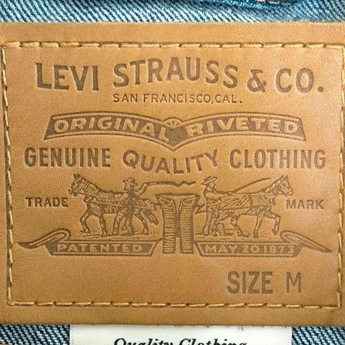 リーバイス Levis MADE IN THE USA」デニムトラッカージャケット メンズ import:M