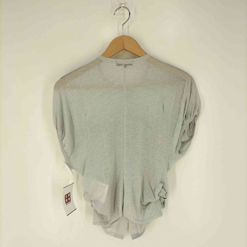 トリココムデギャルソン tricot COMME des GARCONS AD2009 テンセルキュプラポリ ラメ パフスリーブ カーディガン レディース JPN:S