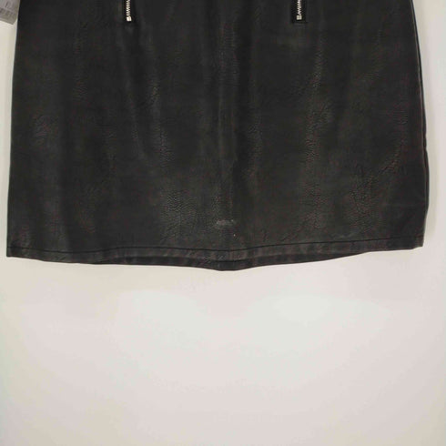ザラ ZARA ダブルジップレザースカート レディース JPN:M