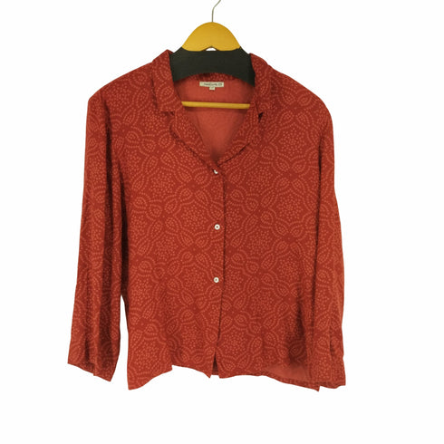総柄レーヨン L/S シャツ レディース import:M