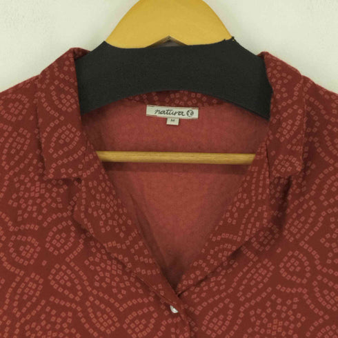 総柄レーヨン L/S シャツ レディース import:M