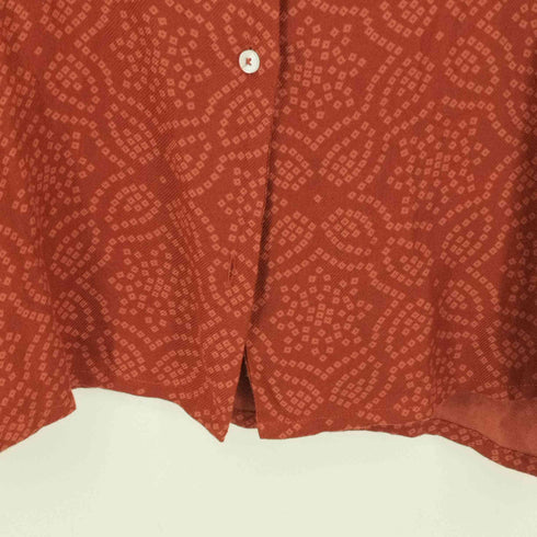 総柄レーヨン L/S シャツ レディース import:M
