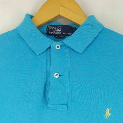 ポロバイラルフローレン Polo by RALPH LAUREN スモールポニー刺繍 S/S ポロシャツ メンズ import:M