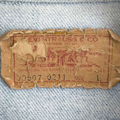 リーバイス Levis USA製 70507 0211 オーバーサイズ デニムトラッカージャケット メンズ import:L