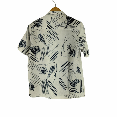 MADE IN USA 総柄 S/S コットンアロハシャツ メンズ import:M