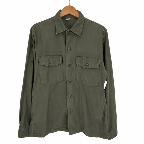 ユーエスアーミー US ARMY 70年 UTILITY SHIRT OG-107 ユーティリティシャツ メンズ 15 1/2