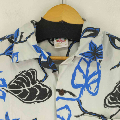 MADE IN USA オープンカラー S/S コットンアロハシャツ メンズ import:M