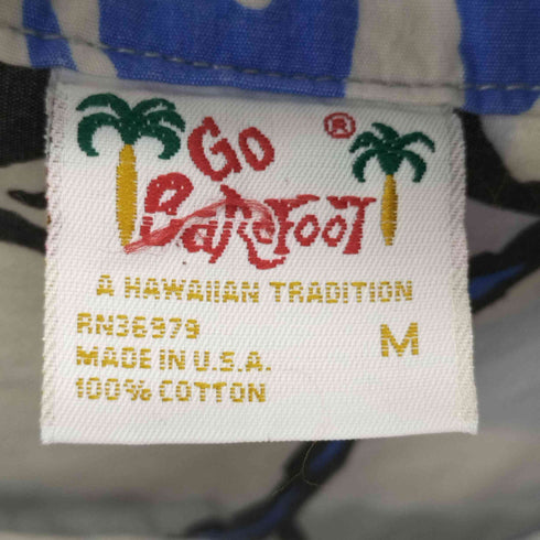 MADE IN USA オープンカラー S/S コットンアロハシャツ メンズ import:M