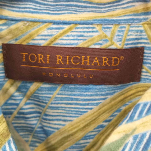 トリリチャード TORI RICHARD 90S 総柄コットン S/S シャツ メンズ import:M
