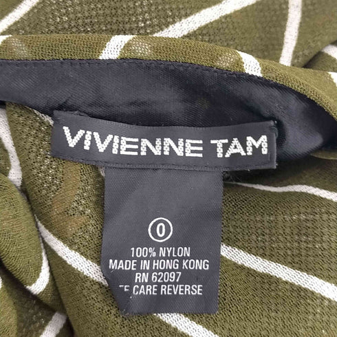ヴィヴィアンタム VIVIENNE TAM 00S 幾何学模様 サイドジップタイトスカート レディース JPN:0