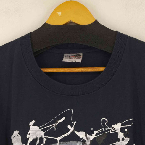 タッチアンドゴー Touch and Go Touch and Go(タッチアンドゴー) ペンキ加工 クルーネックS/Sカットソー メンズ 5XL