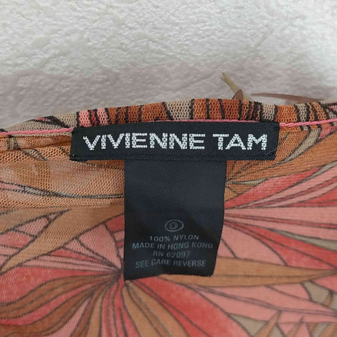 ヴィヴィアンタム VIVIENNE TAM 99S 花総柄 裾ビーズ装飾セットアップ レディース 0