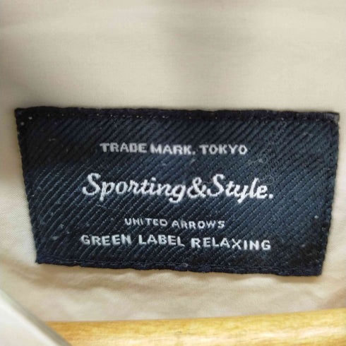 ユナイテッドアローズグリーンレーベルリラクシング UNITED ARROWS green label relaxing タクラマカンコットン ロングシャツ レディース