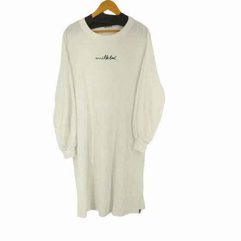 ミルクフェド MILKFED. SCRIPT LOGO WAFFLE DRESS レディース ONE SIZE