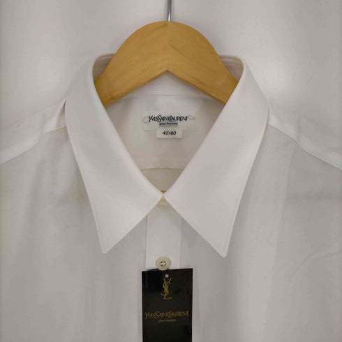 イヴサンローラン Yves Saint Laurent コットン レギュラーカラーシャツ ドレスシャツ メンズ 42-80
