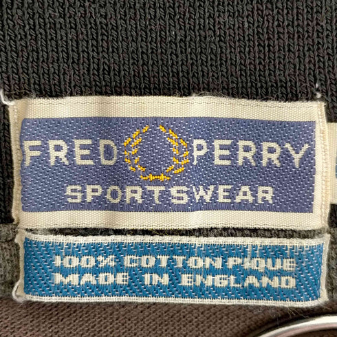 フレッドペリー FRED PERRY イングランド製 ポロシャツ メンズ import:M