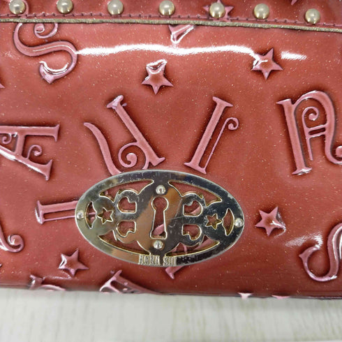 アナスイ ANNA SUI エナメルレザー 長財布 レディース