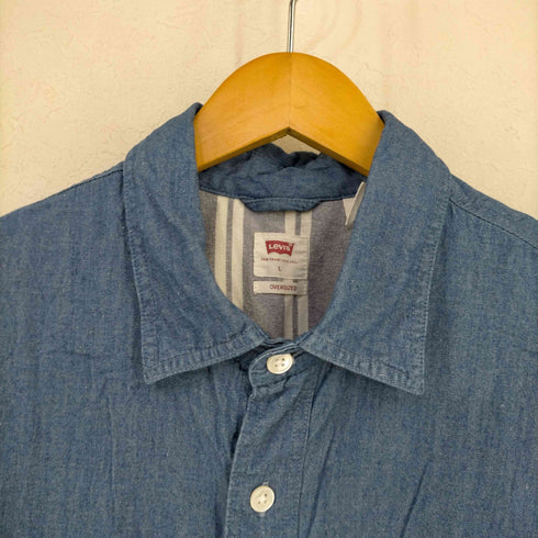 リーバイス Levis OVERSIZED 半袖デニムシャツ メンズ import:L