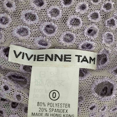 ヴィヴィアンタム VIVIENNE TAM 00S 総レース ジップアップブルゾン レディース 0