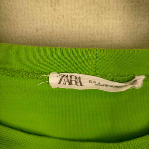 ザラ ZARA ボリュームスリーブ クルーネックTシャツ レディース JPN:S