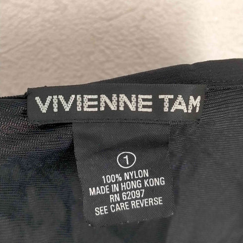 ヴィヴィアンタム VIVIENNE TAM 01S ヒダ付 総柄タイトスカート レディース 1