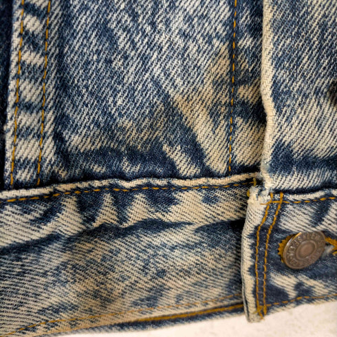 リーバイス Levis 90s MADE IN USA 57508 1109 3rd ケミカルウォッシュデニムジャケット メンズ JPN:M
