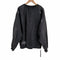ザラ ZARA ダメージ加工 デニム地 ジッパー スウェット メンズ import:L