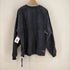 ザラ ZARA ダメージ加工 デニム地 ジッパー スウェット メンズ import:L
