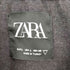 ザラ ZARA ダメージ加工 デニム地 ジッパー スウェット メンズ import:L