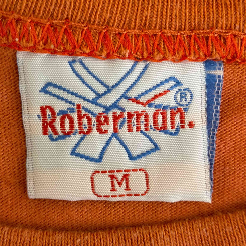 Robrman 90-2000s アラビア語 紋章 発砲プリント クルーネックTシャツ メンズ import:M