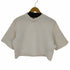 アディダス adidas Embossed Cropped Tee White クロップド エンボス ダンボール バックジップ レディース JPN:S