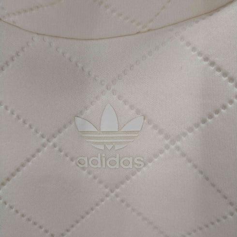 アディダス adidas Embossed Cropped Tee White クロップド エンボス ダンボール バックジップ レディース JPN:S