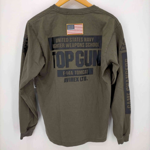 アヴィレックス AVIREX HANGAR L/S TOP GUN T-SHIRTS メンズ JPN:M
