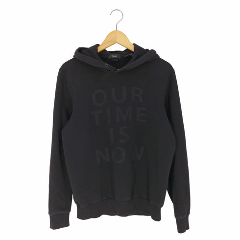 セオリー theory CURE FLEECE OUR TIME IS NOW プルオーバーパーカー メンズ import:S