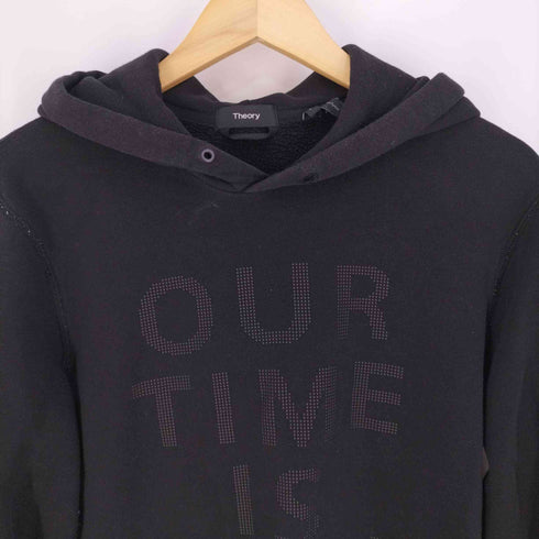 セオリー theory CURE FLEECE OUR TIME IS NOW プルオーバーパーカー メンズ import:S