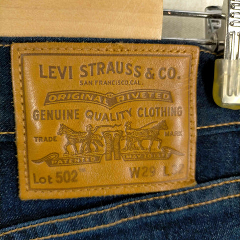 リーバイス Levis 502 テーパードデニムパンツ インディゴ メンズ w29 l32