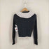 ザラ ZARA コントラストフリル カーディガン レディース import:M